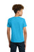 Gildan 5000B/G500B Youth Short Sleeve Crewneck T-Shirt Heather Sapphire Blue Model Back