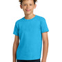 Gildan Youth Short Sleeve Crewneck T-Shirt - Heather Sapphire Blue