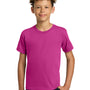 Gildan Youth Short Sleeve Crewneck T-Shirt - Heliconia Pink