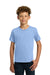 Gildan 5000B/G500B Youth Short Sleeve Crewneck T-Shirt Light Blue Model Front