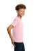 Gildan 5000B/G500B Youth Short Sleeve Crewneck T-Shirt Light Pink Model Side