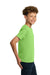 Gildan 5000B/G500B Youth Short Sleeve Crewneck T-Shirt Lime Green Model Side