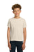 Gildan 5000B/G500B Youth Short Sleeve Crewneck T-Shirt Natural Model Front