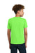 Gildan 5000B/G500B Youth Short Sleeve Crewneck T-Shirt Neon Green Model Back