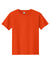 Gildan 5000B/G500B Youth Short Sleeve Crewneck T-Shirt Orange Flat Front