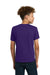 Gildan 5000B/G500B Youth Short Sleeve Crewneck T-Shirt Purple Model Back