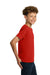 Gildan 5000B/G500B Youth Short Sleeve Crewneck T-Shirt Red Model Side