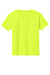 Gildan 5000B/G500B Youth Short Sleeve Crewneck T-Shirt Safety Green Flat Back