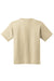 Gildan 5000B/G500B Youth Short Sleeve Crewneck T-Shirt Sand Flat Back