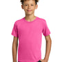 Gildan Youth Short Sleeve Crewneck T-Shirt - Safety Pink