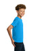 Gildan 5000B/G500B Youth Short Sleeve Crewneck T-Shirt Sapphire Blue Model Side