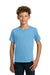 Gildan 5000B/G500B Youth Short Sleeve Crewneck T-Shirt Sky Blue Model Front