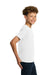 Gildan 5000B/G500B Youth Short Sleeve Crewneck T-Shirt White Model Side