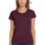 Gildan Womens Short Sleeve Crewneck T-Shirt - Maroon