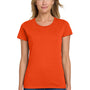 Gildan Womens Short Sleeve Crewneck T-Shirt - Orange