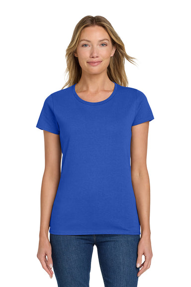 Gildan 5000L/G500L Womens Short Sleeve Crewneck T-Shirt Royal Blue Model Front