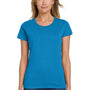 Gildan Womens Short Sleeve Crewneck T-Shirt - Sapphire Blue