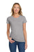 Gildan 5000L/G500L Womens Short Sleeve Crewneck T-Shirt Sport Grey Model Front