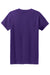 Gildan 5000L/G500L Womens Short Sleeve Crewneck T-Shirt Purple Flat Back