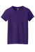 Gildan 5000L/G500L Womens Short Sleeve Crewneck T-Shirt Purple Flat Front