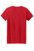 Gildan 5000L/G500L Womens Short Sleeve Crewneck T-Shirt Red Flat Back