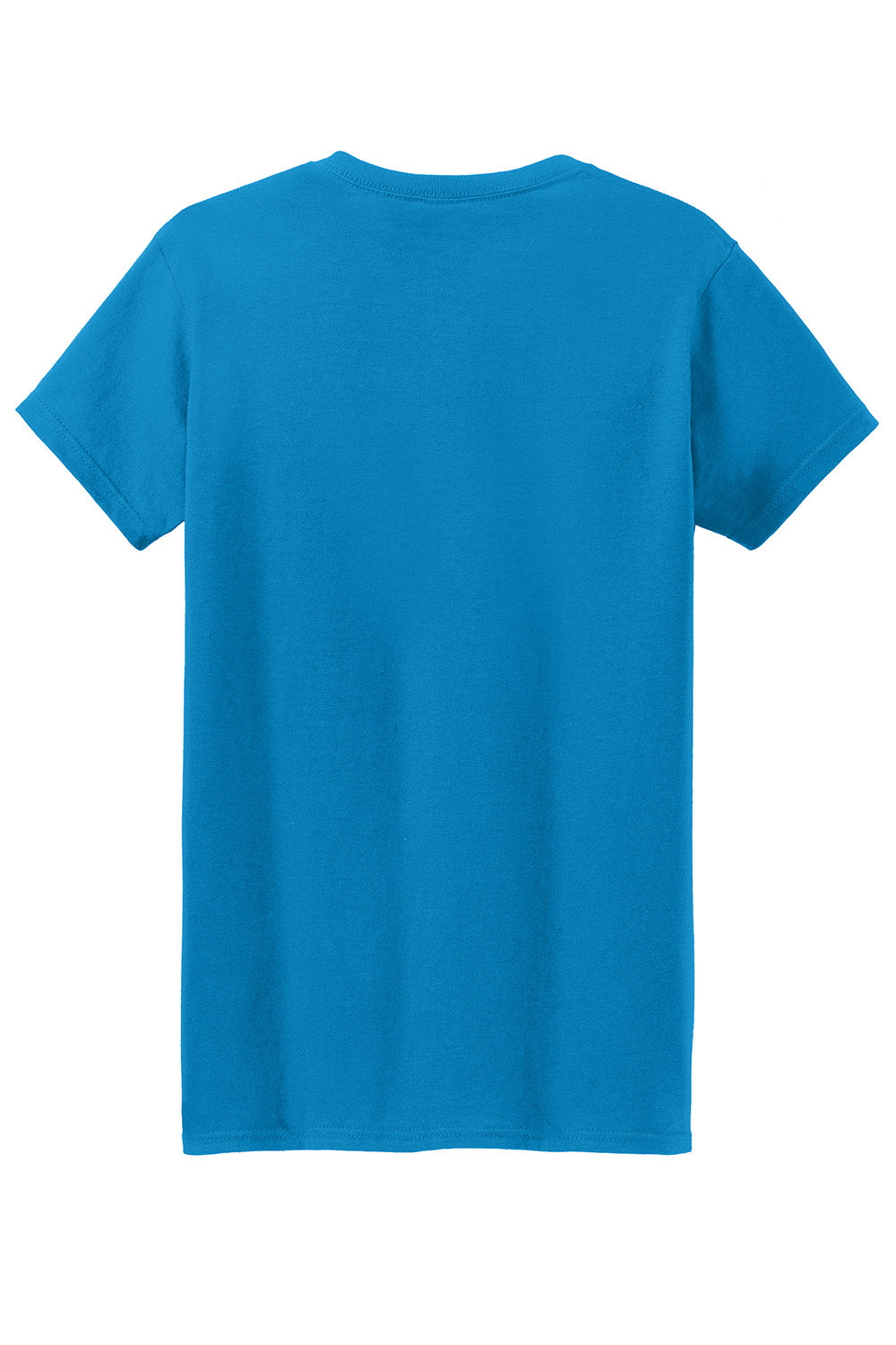 Gildan 5000L/G500L Womens Short Sleeve Crewneck T-Shirt Sapphire Blue Flat Back