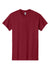 Gildan 5000/G500 Mens Short Sleeve Crewneck T-Shirt Antique Cherry Red Flat Front