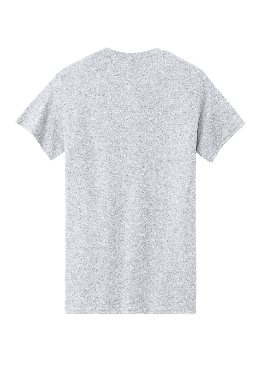 Gildan 5000/G500 Mens Short Sleeve Crewneck T-Shirt Ash Grey Flat Back