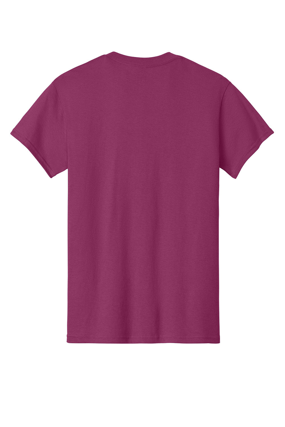 Gildan 5000/G500 Mens Short Sleeve Crewneck T-Shirt Berry Flat Back