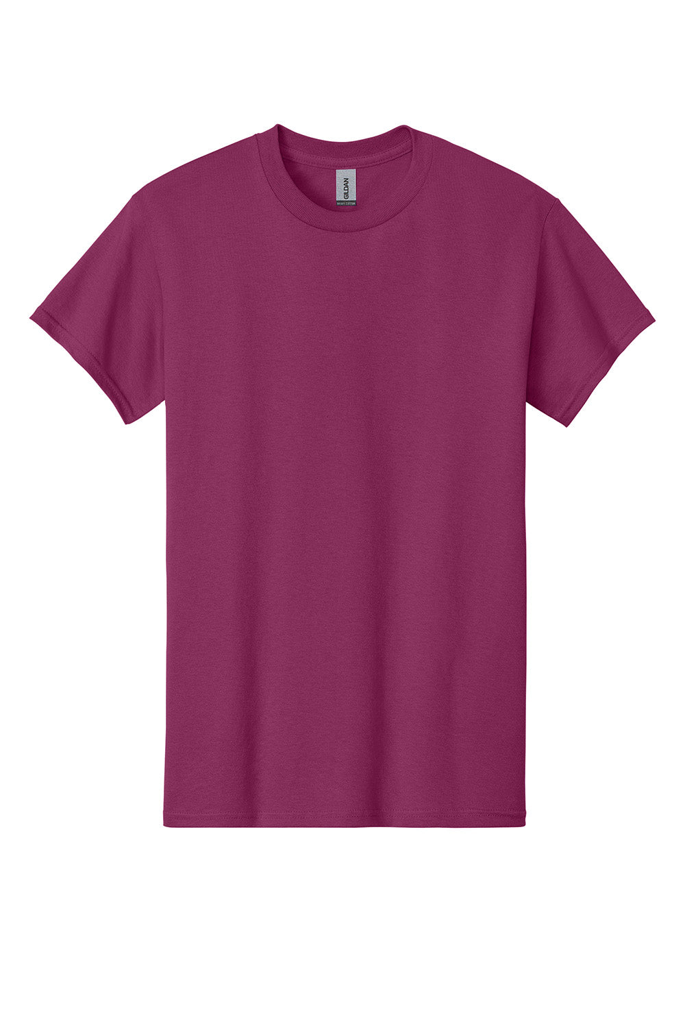 Gildan 5000/G500 Mens Short Sleeve Crewneck T-Shirt Berry Flat Front