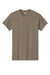 Gildan 5000/G500 Mens Short Sleeve Crewneck T-Shirt Brown Savana Flat Front