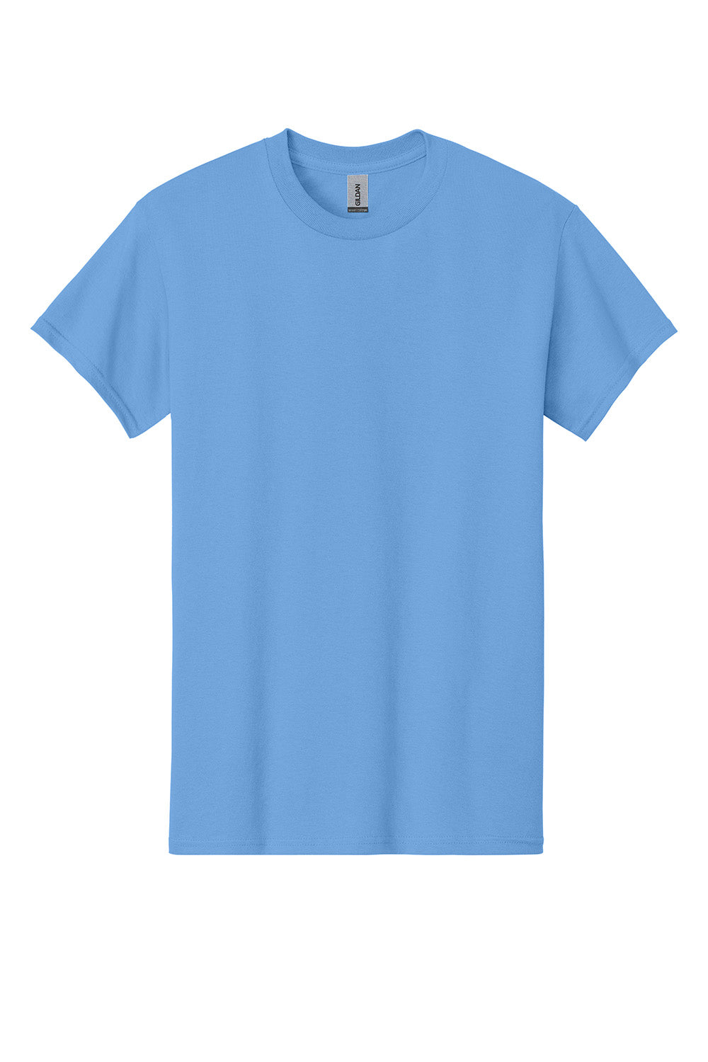 Gildan 5000/G500 Mens Short Sleeve Crewneck T-Shirt Carolina Blue Flat Front