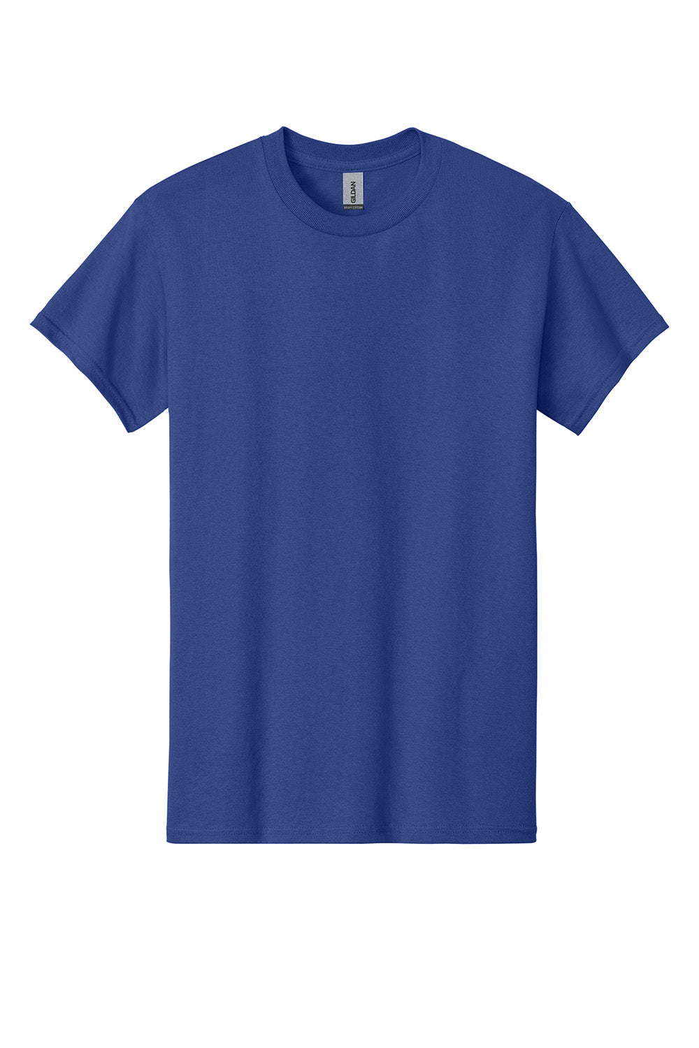 Gildan 5000/G500 Mens Short Sleeve Crewneck T-Shirt Cobalt Blue Flat Front