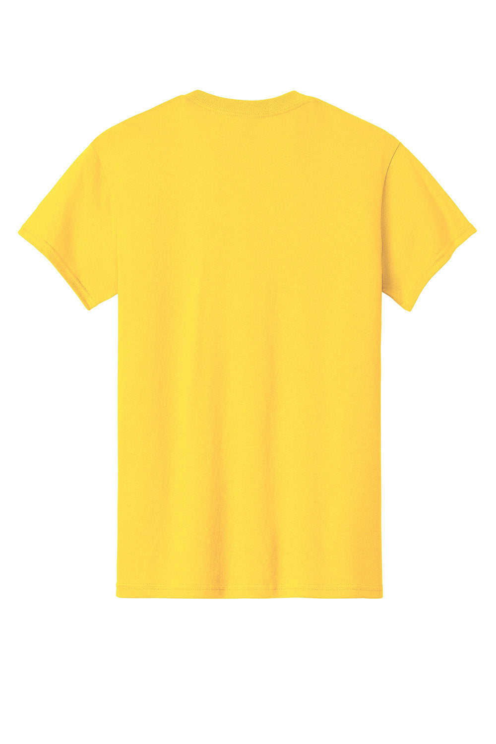 Gildan 5000/G500 Mens Short Sleeve Crewneck T-Shirt Daisy Yellow Flat Back