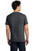 Gildan 5000/G500 Mens Short Sleeve Crewneck T-Shirt Heather Dark Grey Model Back