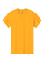 Gildan 5000/G500 Mens Short Sleeve Crewneck T-Shirt Gold Flat Front