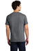 Gildan 5000/G500 Mens Short Sleeve Crewneck T-Shirt Heather Graphite Grey Model Back