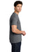 Gildan 5000/G500 Mens Short Sleeve Crewneck T-Shirt Heather Graphite Grey Model Side