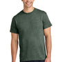 Gildan Mens Short Sleeve Crewneck T-Shirt - Heather Military Green