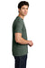 Gildan 5000/G500 Mens Short Sleeve Crewneck T-Shirt Heather Military Green Model Side