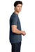 Gildan 5000/G500 Mens Short Sleeve Crewneck T-Shirt Heather Navy Blue Model Side