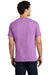 Gildan 5000/G500 Mens Short Sleeve Crewneck T-Shirt Heather Radiant Orchid Purple Model Back