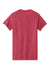 Gildan 5000/G500 Mens Short Sleeve Crewneck T-Shirt Heather Red Flat Back