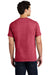 Gildan 5000/G500 Mens Short Sleeve Crewneck T-Shirt Heather Red Model Back