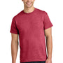 Gildan Mens Short Sleeve Crewneck T-Shirt - Heather Red