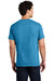 Gildan 5000/G500 Mens Short Sleeve Crewneck T-Shirt Heather Sapphire Blue Model Back