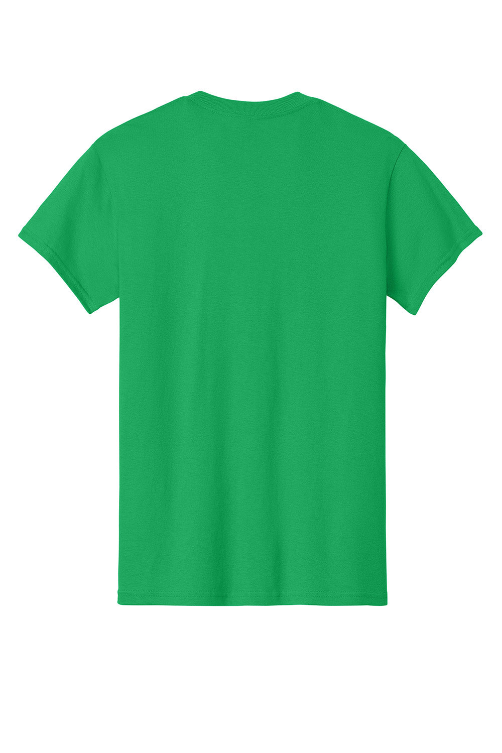 Gildan 5000/G500 Mens Short Sleeve Crewneck T-Shirt Irish Green Flat Back