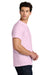 Gildan 5000/G500 Mens Short Sleeve Crewneck T-Shirt Light Pink Model Side