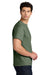 Gildan 5000/G500 Mens Short Sleeve Crewneck T-Shirt Military Green Model Side