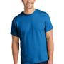 Gildan Mens Short Sleeve Crewneck T-Shirt - Neon Blue